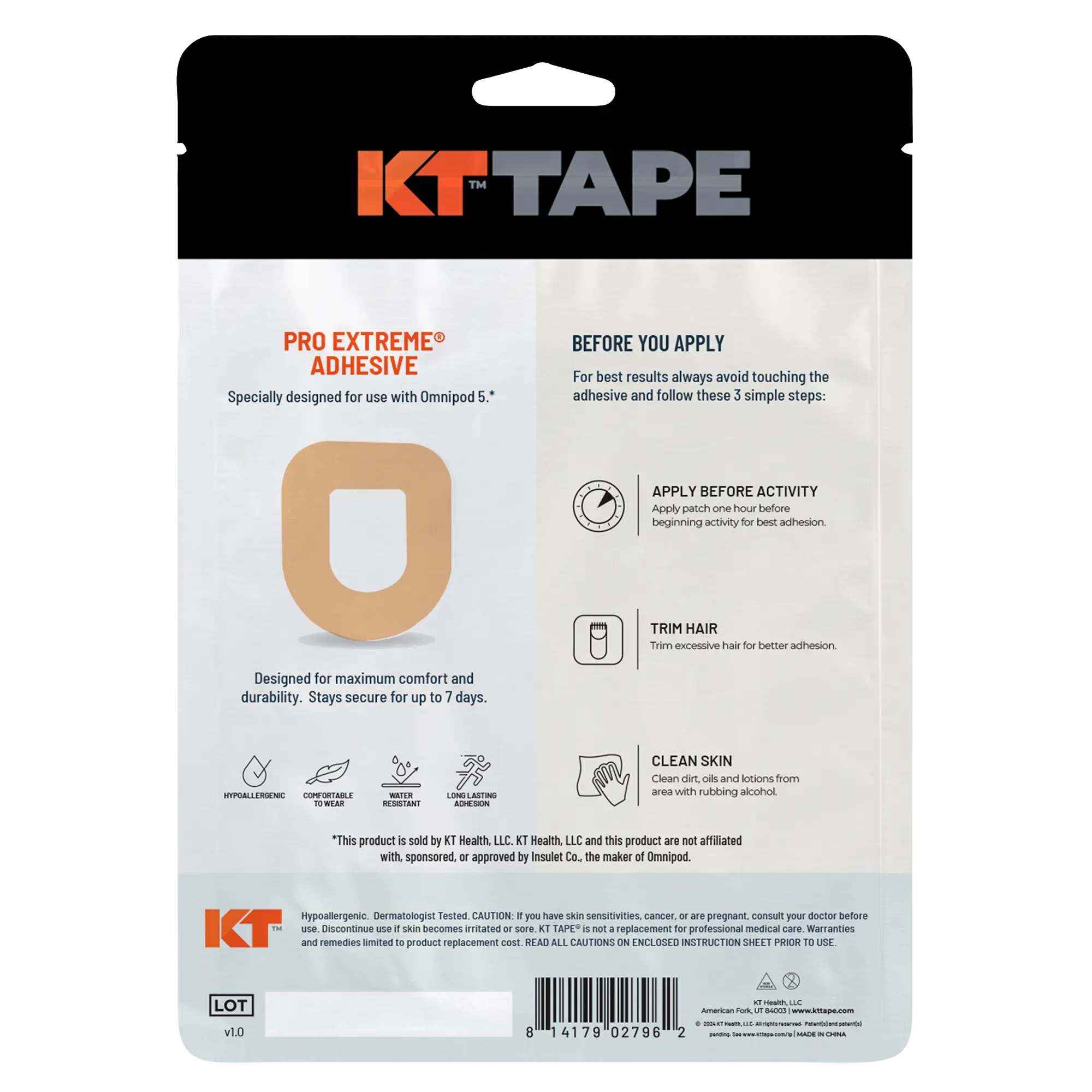 KT Tape Insulin Pump Patch - Image 5
