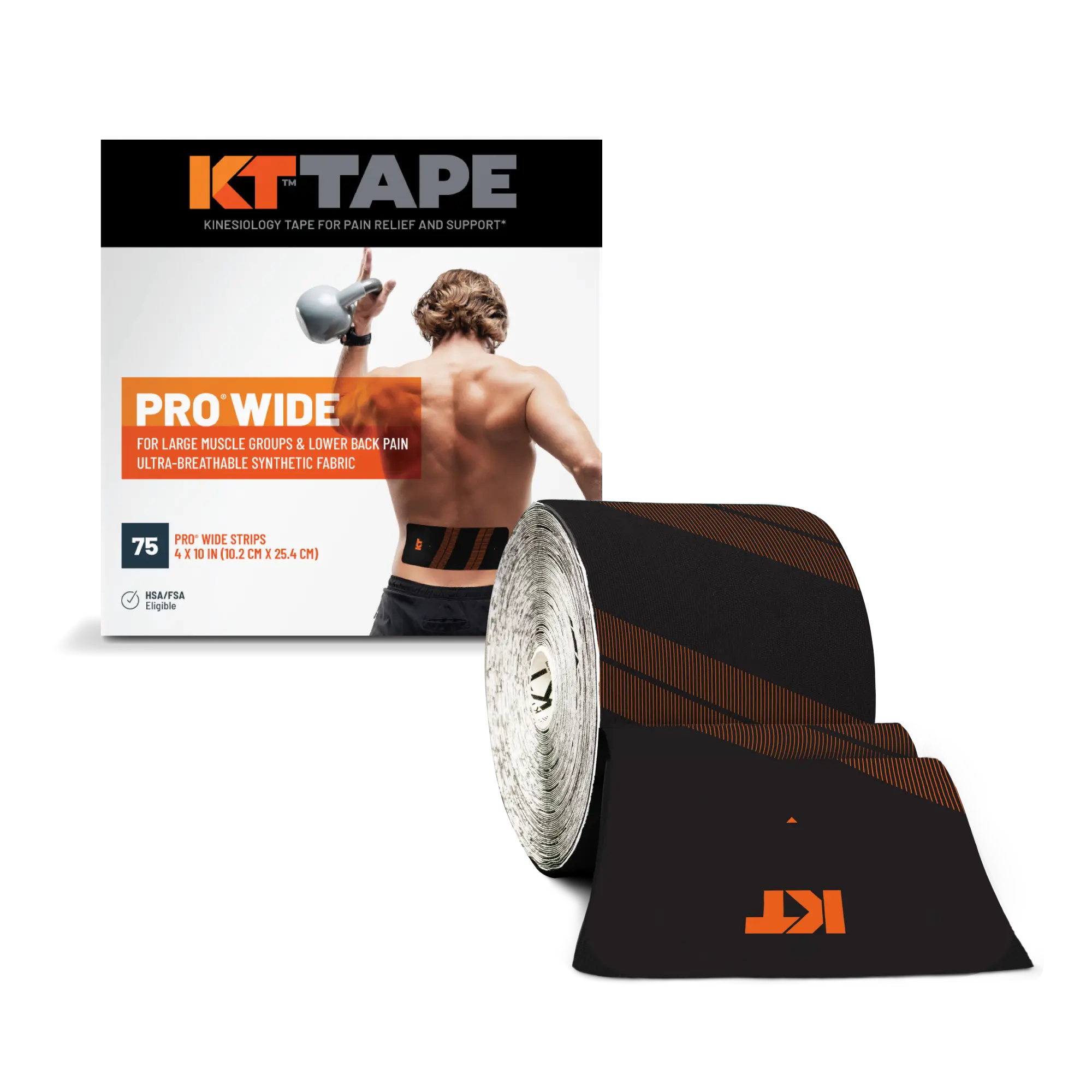 KT Tape Pro® Wide 75 Strip 10 Precut
